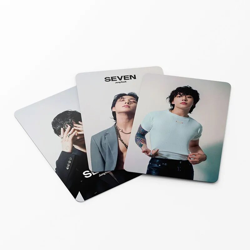 Bangtan Boys Jungkook „Seven“ Fotokarten 55 Stück/Set