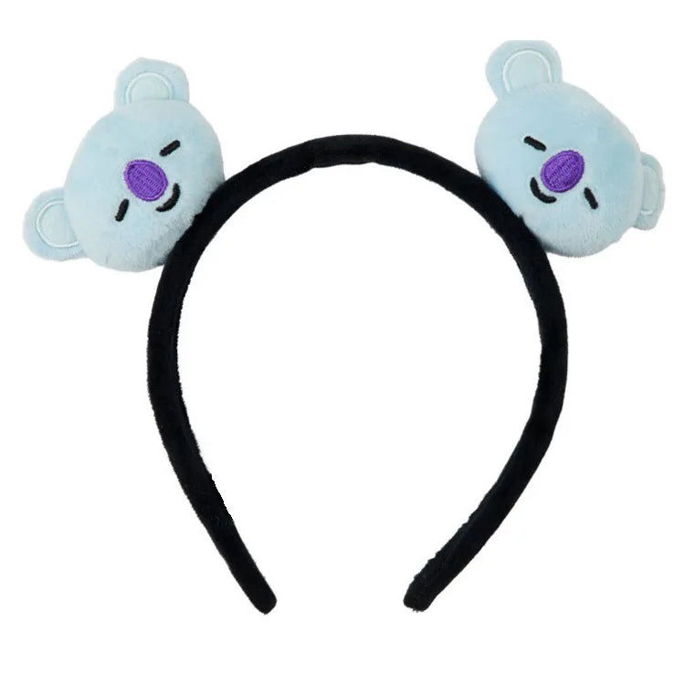 Bangtan21 Kawaii Cartoon Cute Plush Doll Headband