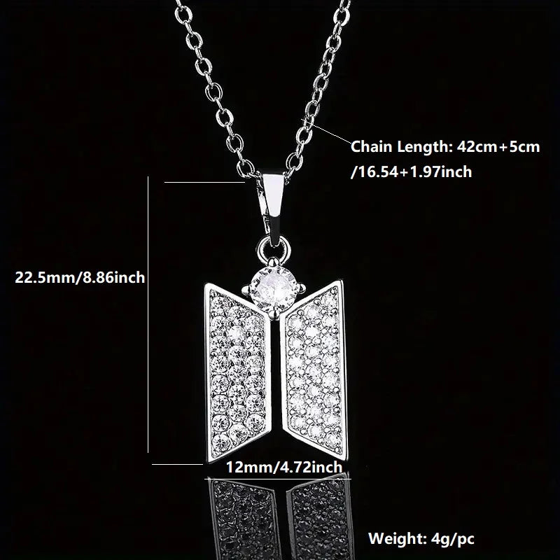 Bangtan Boys Logo Fashion Earrings Necklace