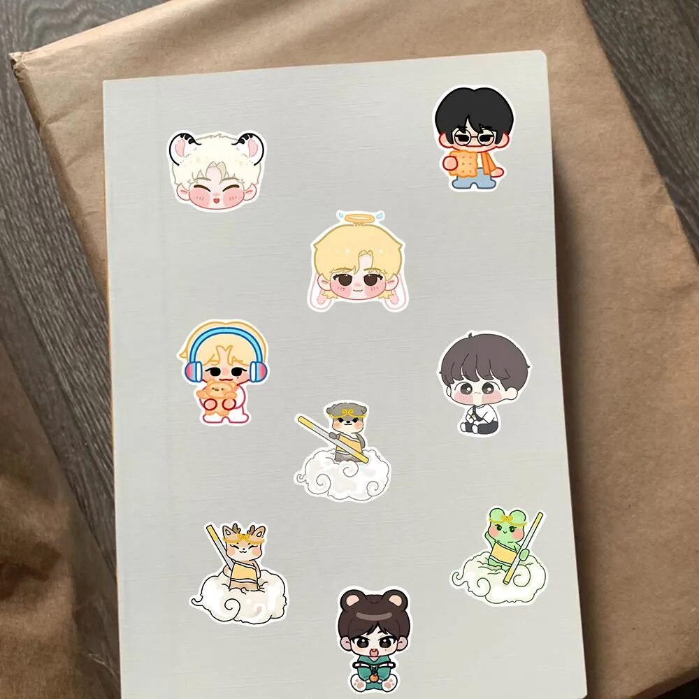 Kpop SEVENTEEN Anime Waterproof Sticker