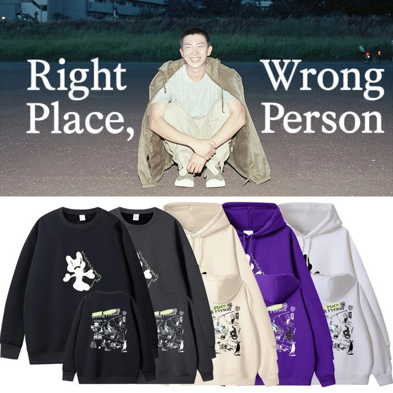 RM Album Right Place Wrong Person Hoodies Sweatshirt