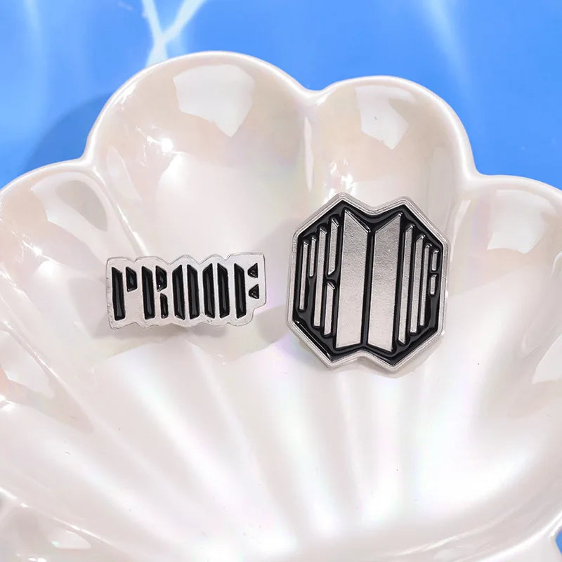 Bangtan Boys Proof Enamel Pin Brooch