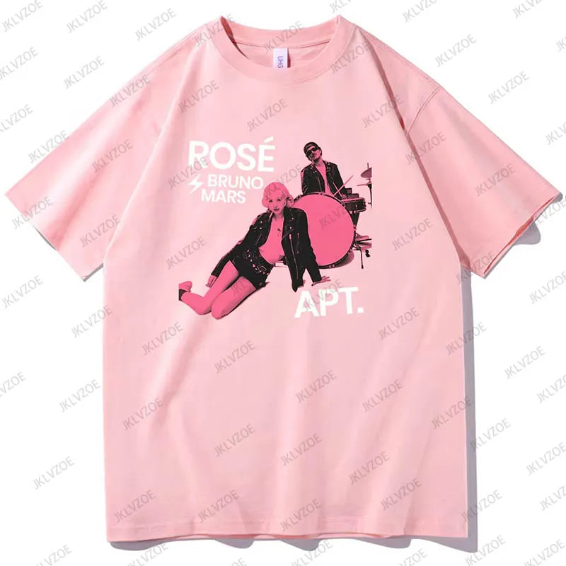 Black Pink Rosie APT Fashion Shirt Merch