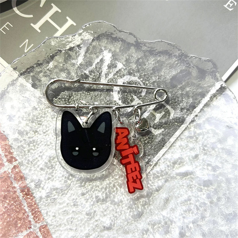 ATEEZ Cartoon Brooch Pins Accessories