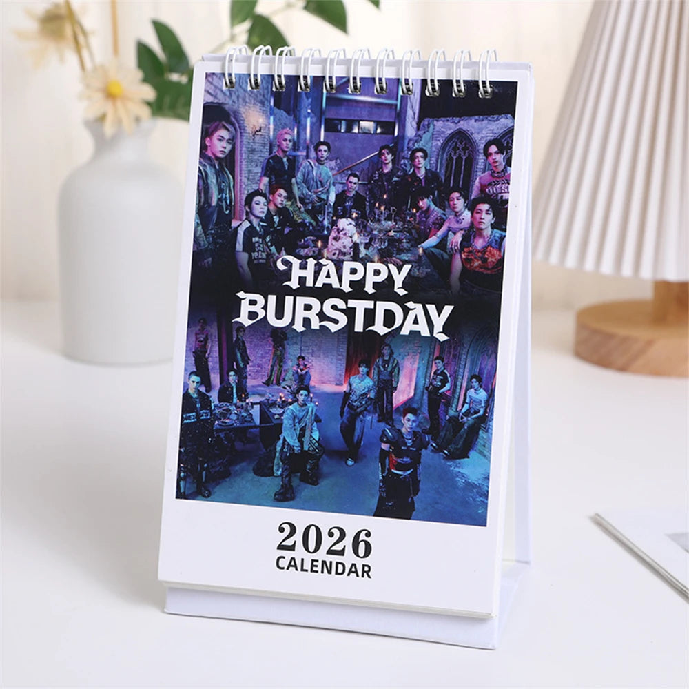 KPOP Idol Group 2026 Desk Calendar Album Photo Fashion Calendar