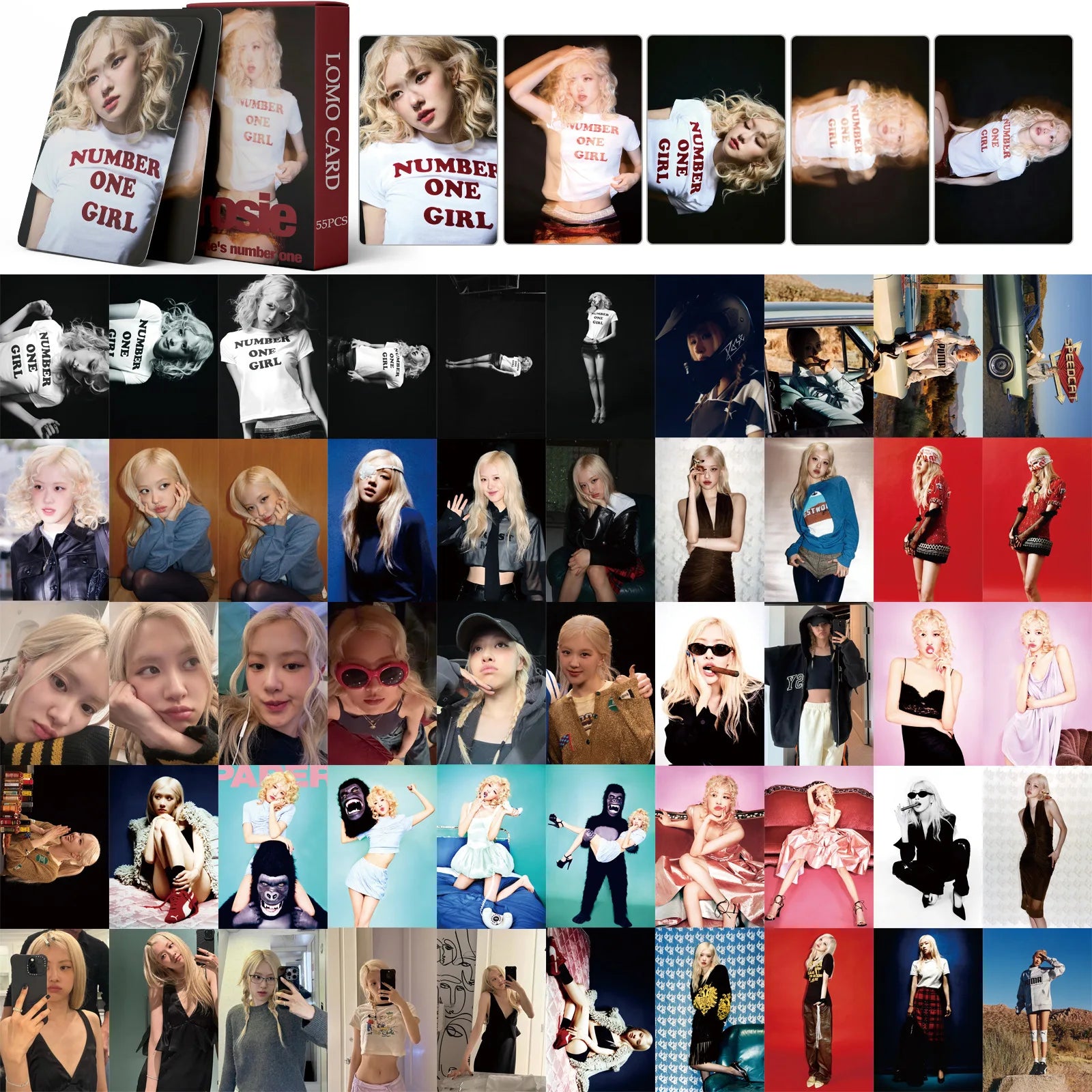 AMORTAGE Blackpink JISOO Lomo Cards Photocards