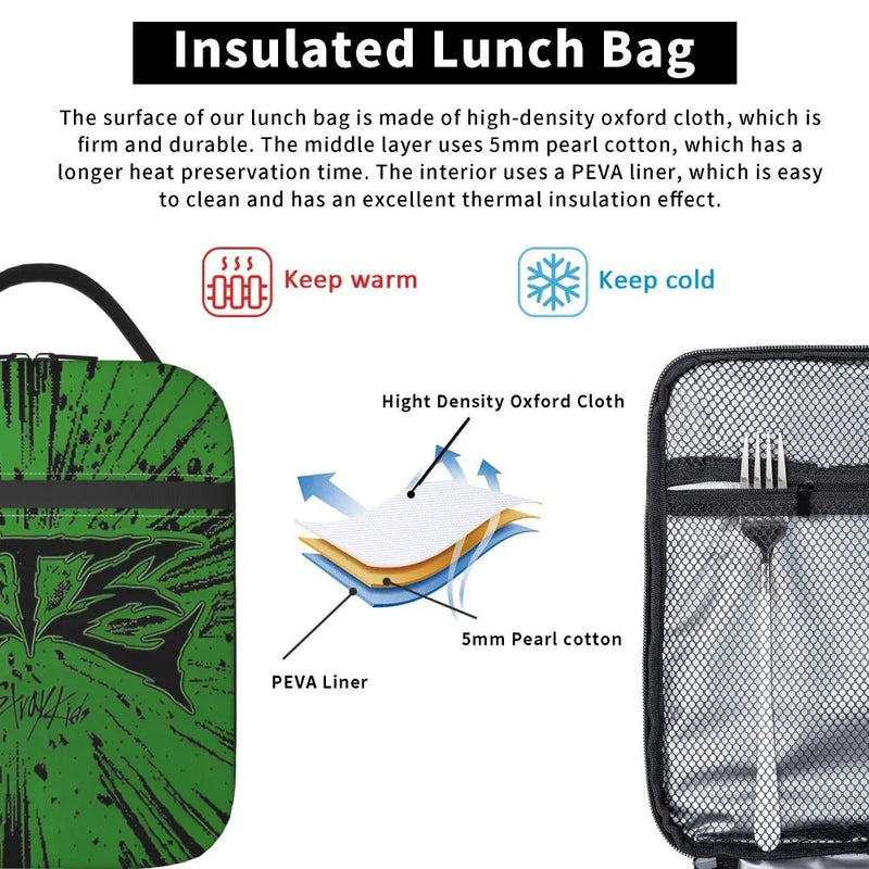 Stray Kids Chk Chk Boom Lunch Bags Container