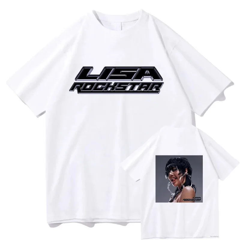 Black Pink Lisa Rockstar Shirt