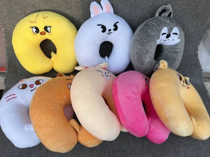 Kpop Skzoo Plush Toy U Shaped Sleep Neck Pillow