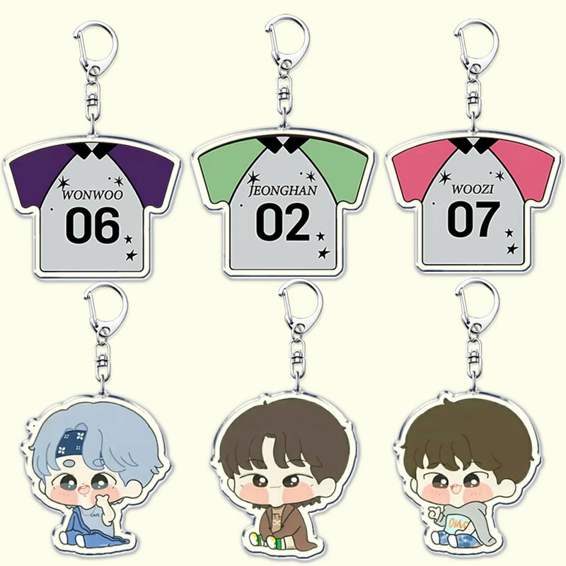 KPOP Seventeen Member Acrylic Keychain