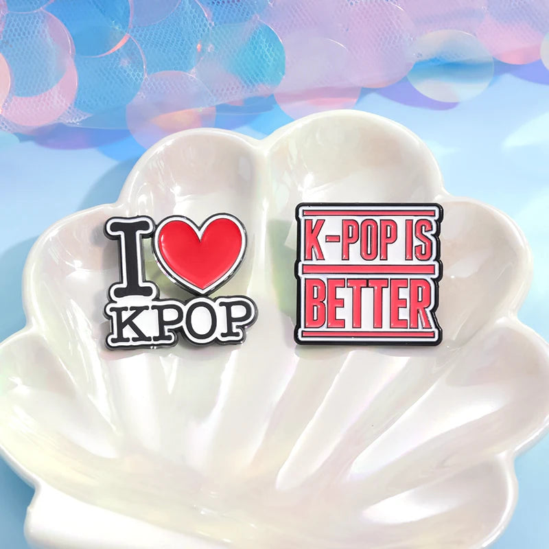 KPOP Group Enamel Pin Brooch