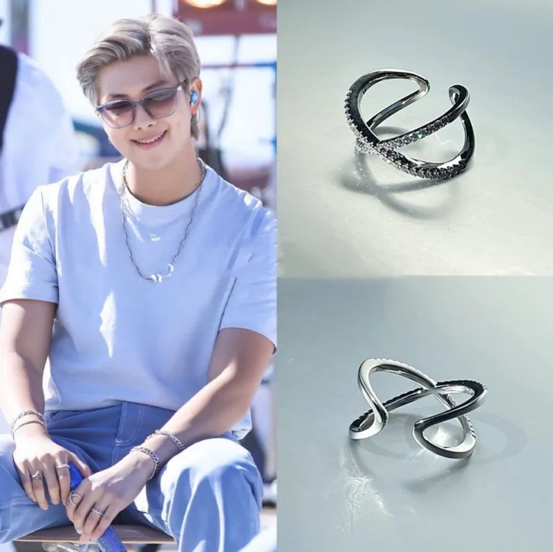 Bangtan Boys Namjoon RM Cross Ring Accessories