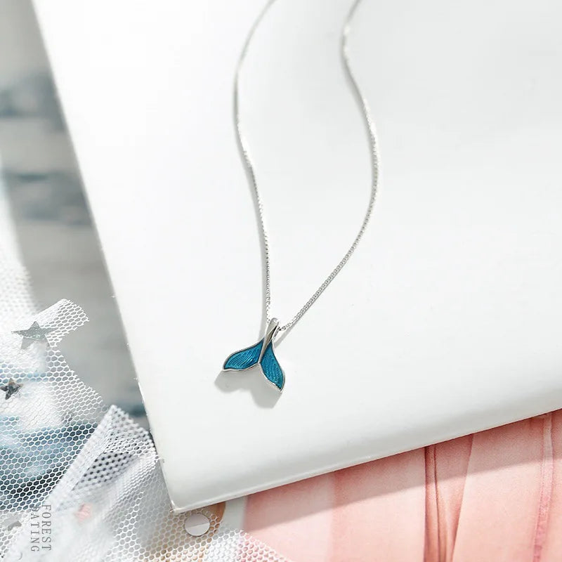 Bangtan Jk Dolphin Tail Necklace Accessories