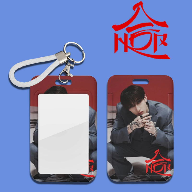 KPOP Stray Kids Hop Album ID Card Keychain Accessories