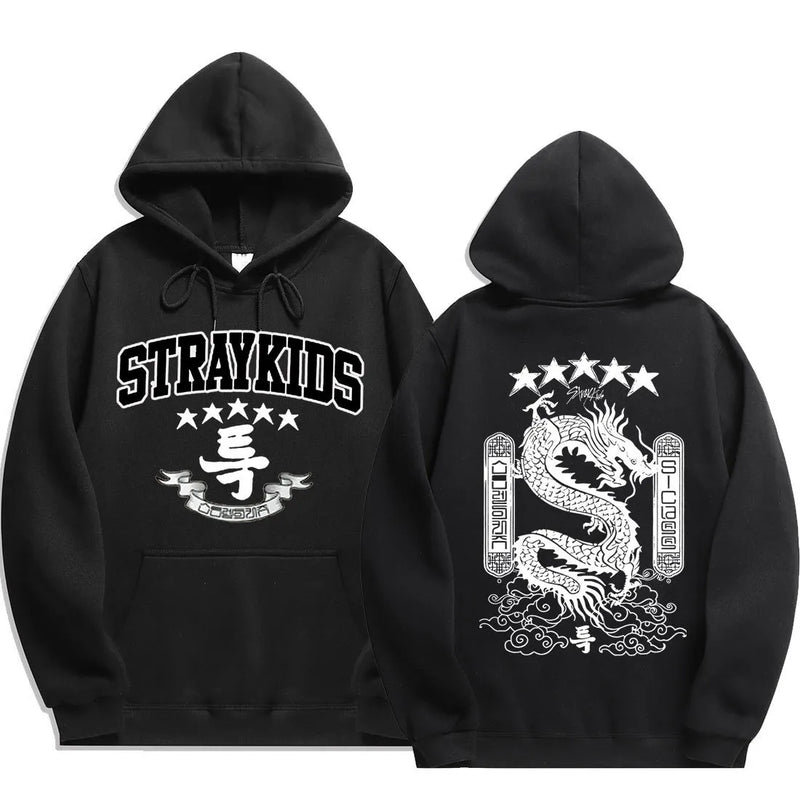 Stray Kids 5-Sterne-Hoodie Streetwear 