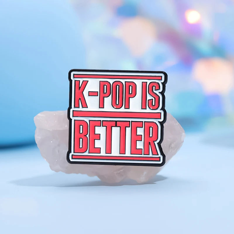 KPOP Group Enamel Pin Brooch