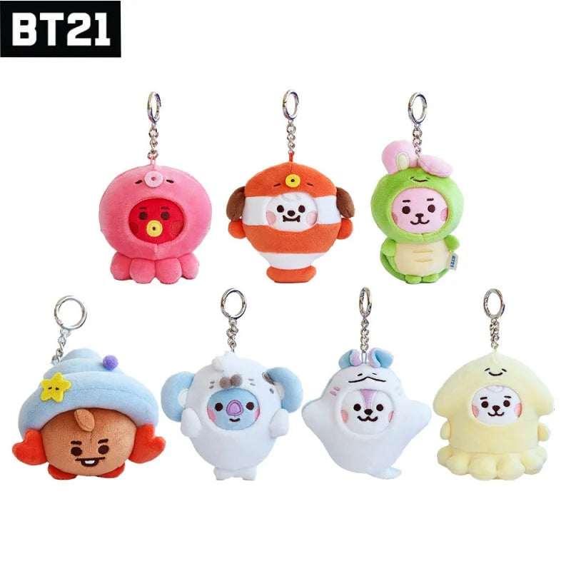 Bangtan21 Plush Doll Pendant Keychain