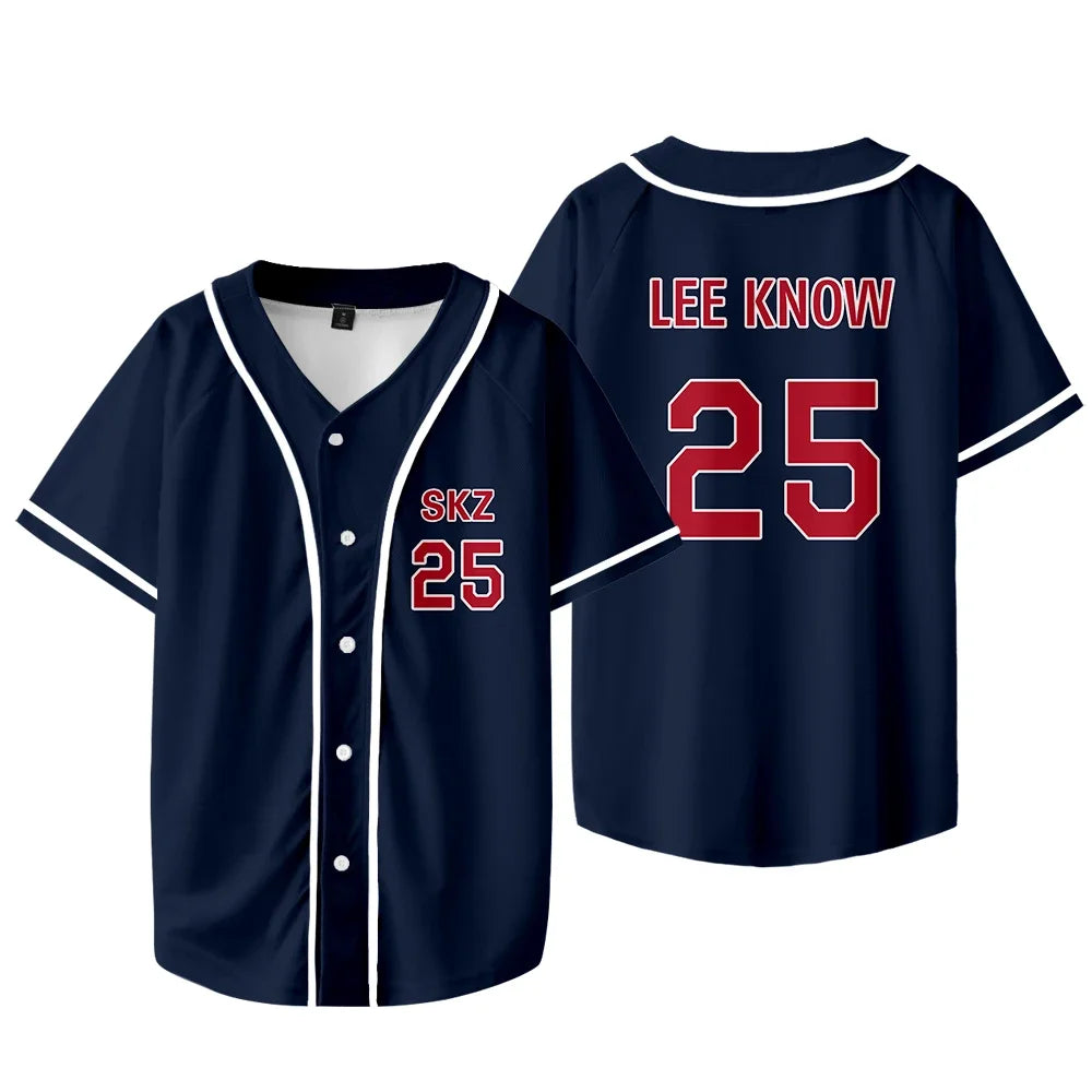 KPOP Stray Kids Baseball Jersey Shirt
