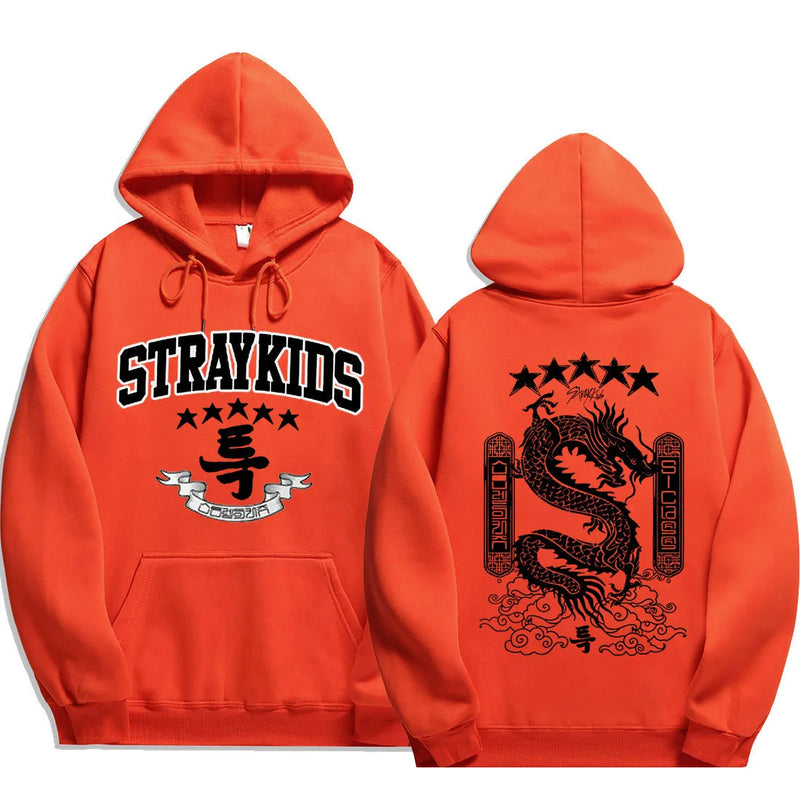 Stray Kids 5-Sterne-Hoodie Streetwear 