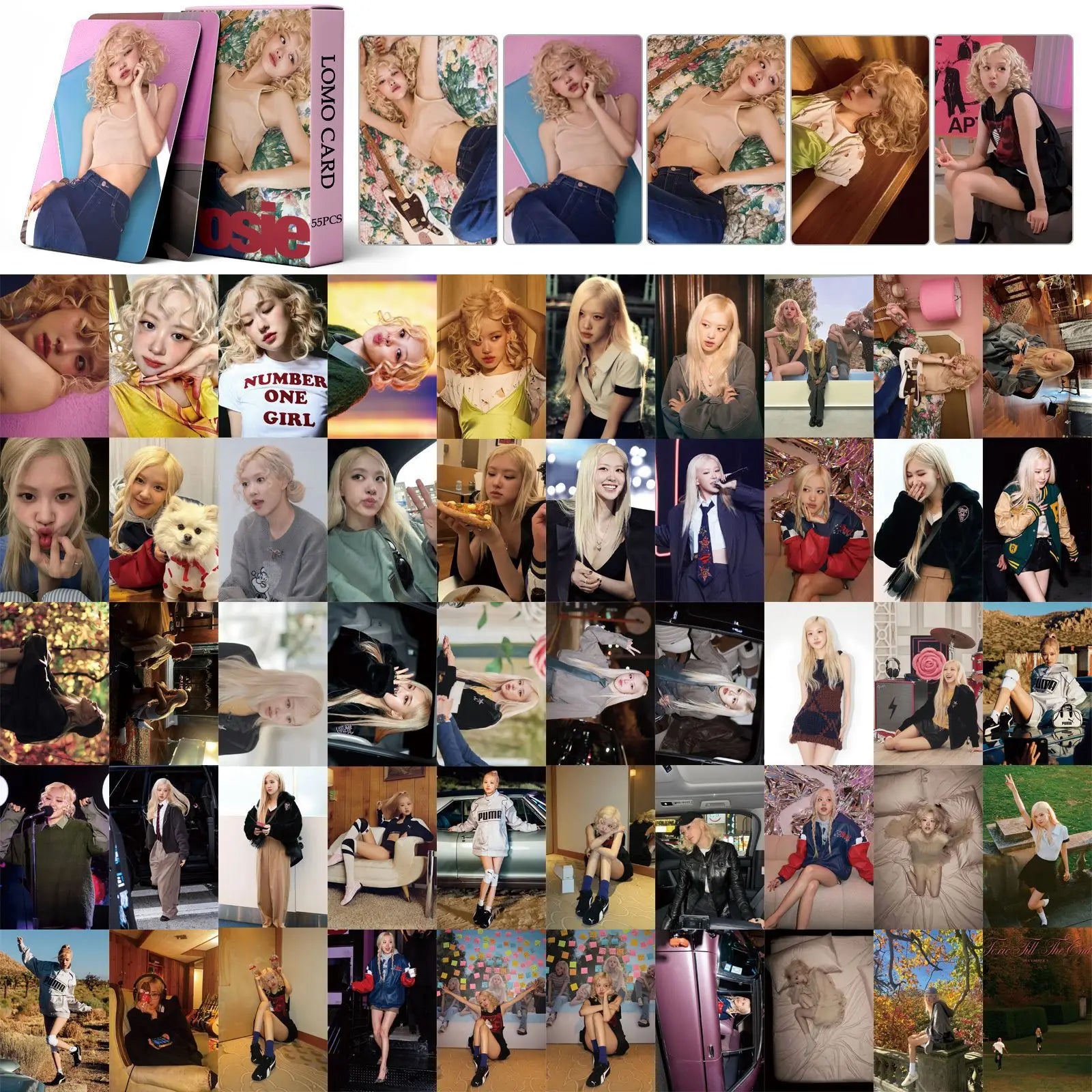 AMORTAGE Blackpink JISOO Lomo Cards Photocards