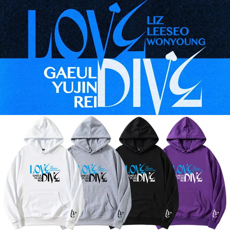 IVE Album Love DIVE Hoodie Sweatshirt