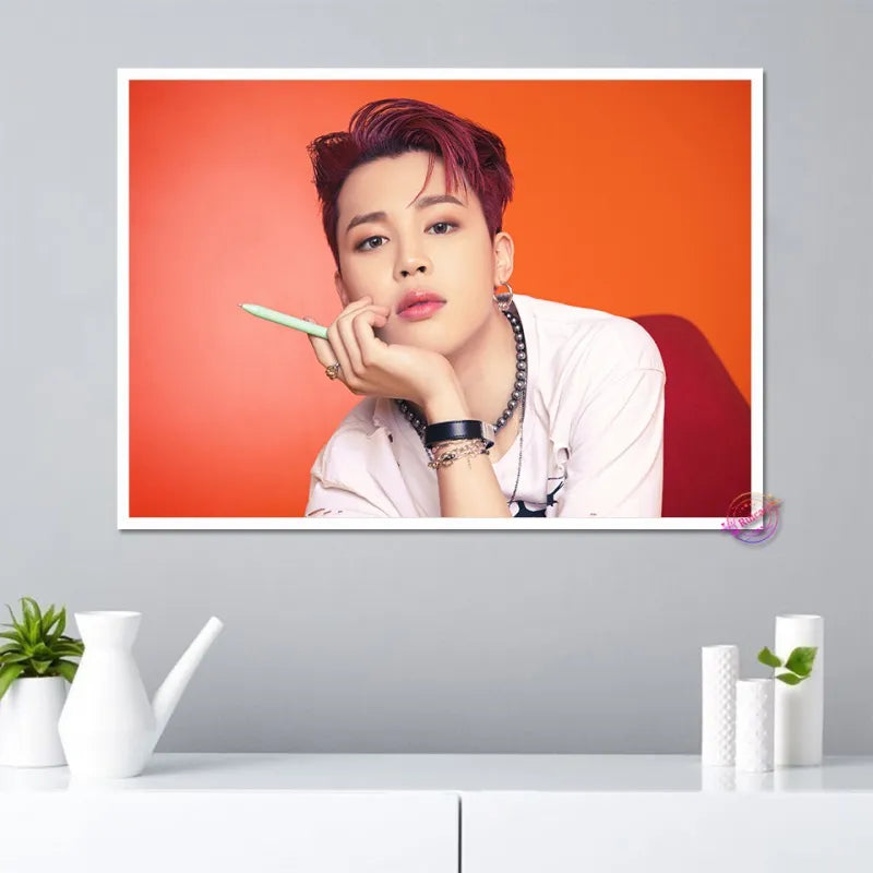 Park Jimin Poster Canvas Art Painting