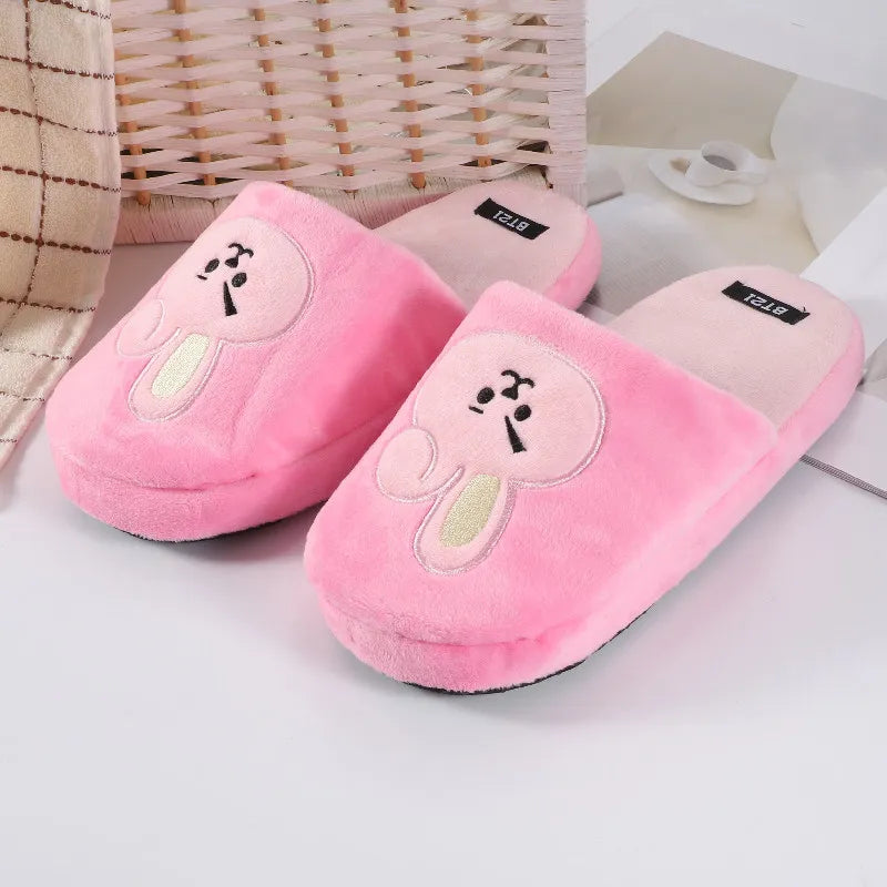 Bangtan21 Characters Indoor Cotton Slippers