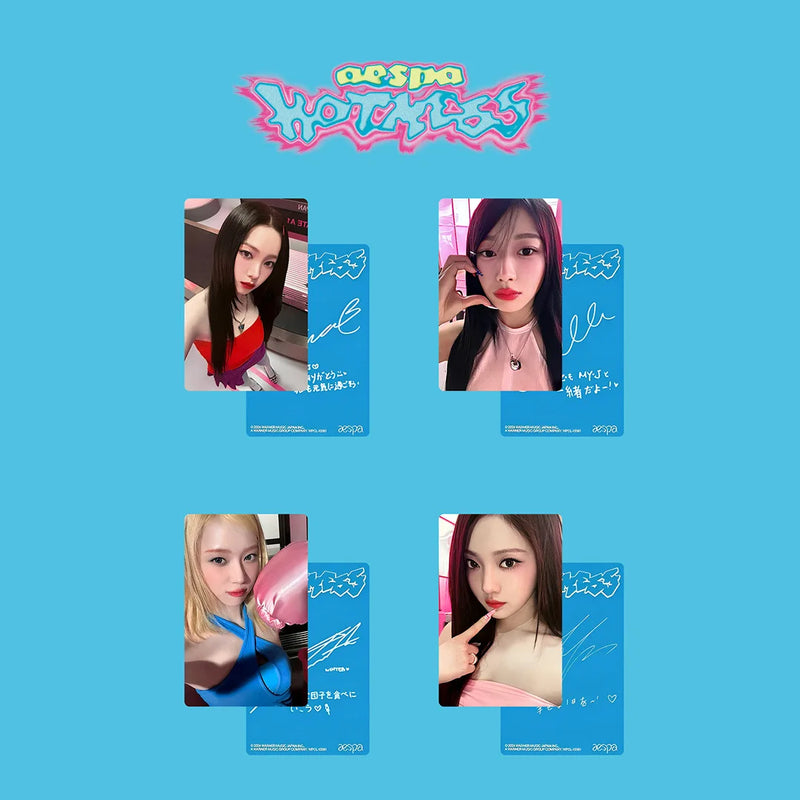 KPOP Aespa Hot Mess Selfie Lomo Cards