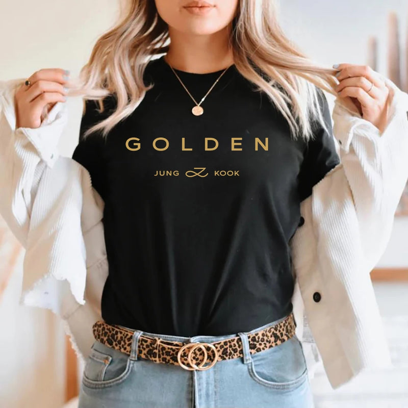 JungKook Golden T Shirt