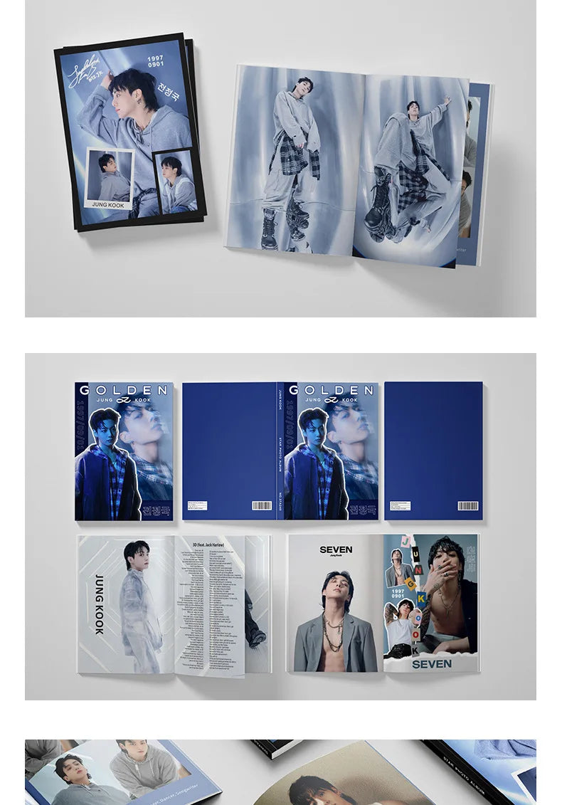 Bangtan JK Golden Photo Books Poster Collection