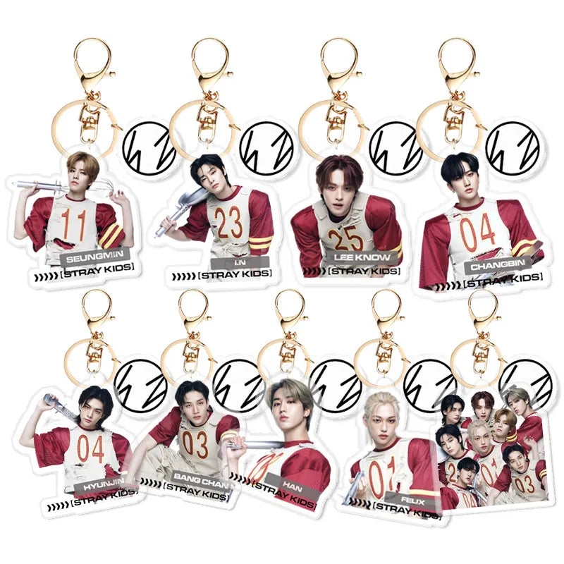 KPOP Stray Kids Social Path Keychain Accessories