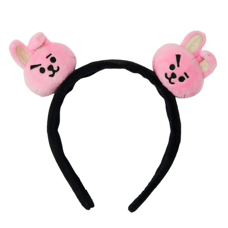 Bangtan21 Kawaii Cartoon Cute Plush Doll Headband