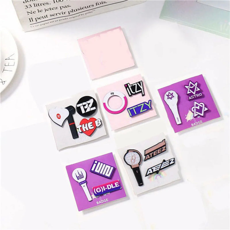 KPOP Groups Brooch Pins