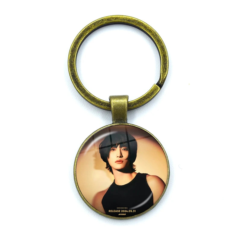 ATEEZ Golden Hour Keychain Keyring Accessories