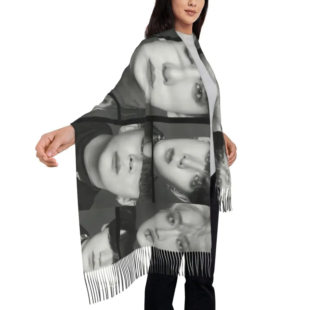 Printed Kpop ATEEZ Logo Scarf