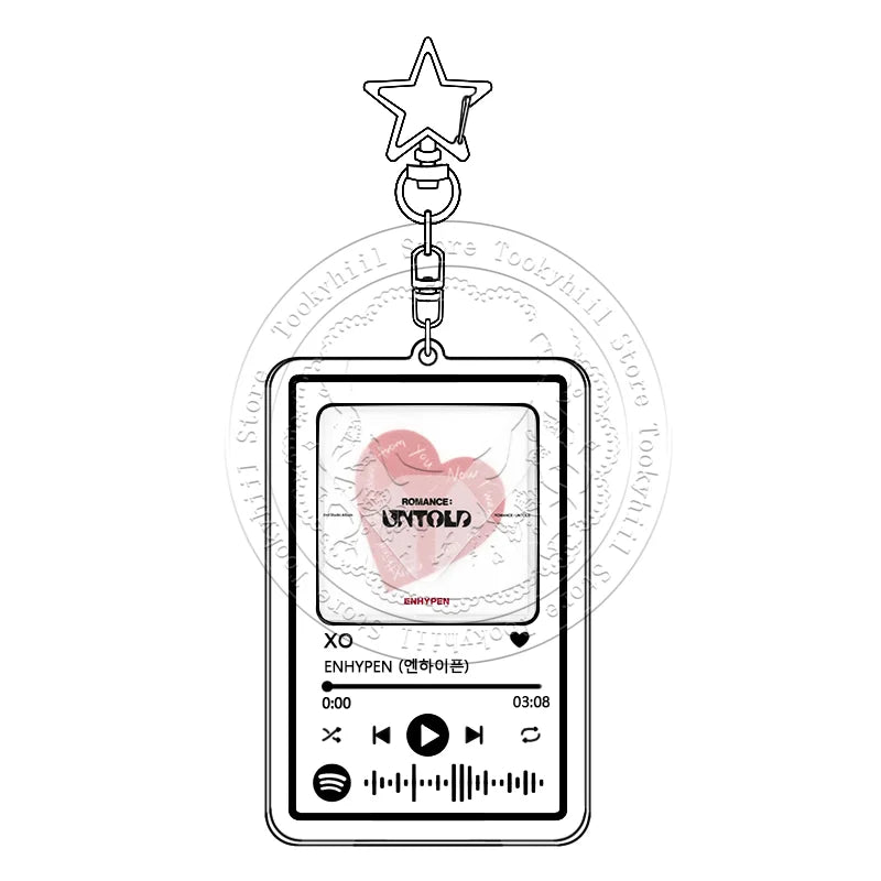 ENHYPEN Music Keychain Keyring Accessories