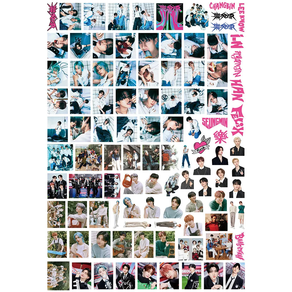 Stray Kids New Album Rockstar Stickers Collection