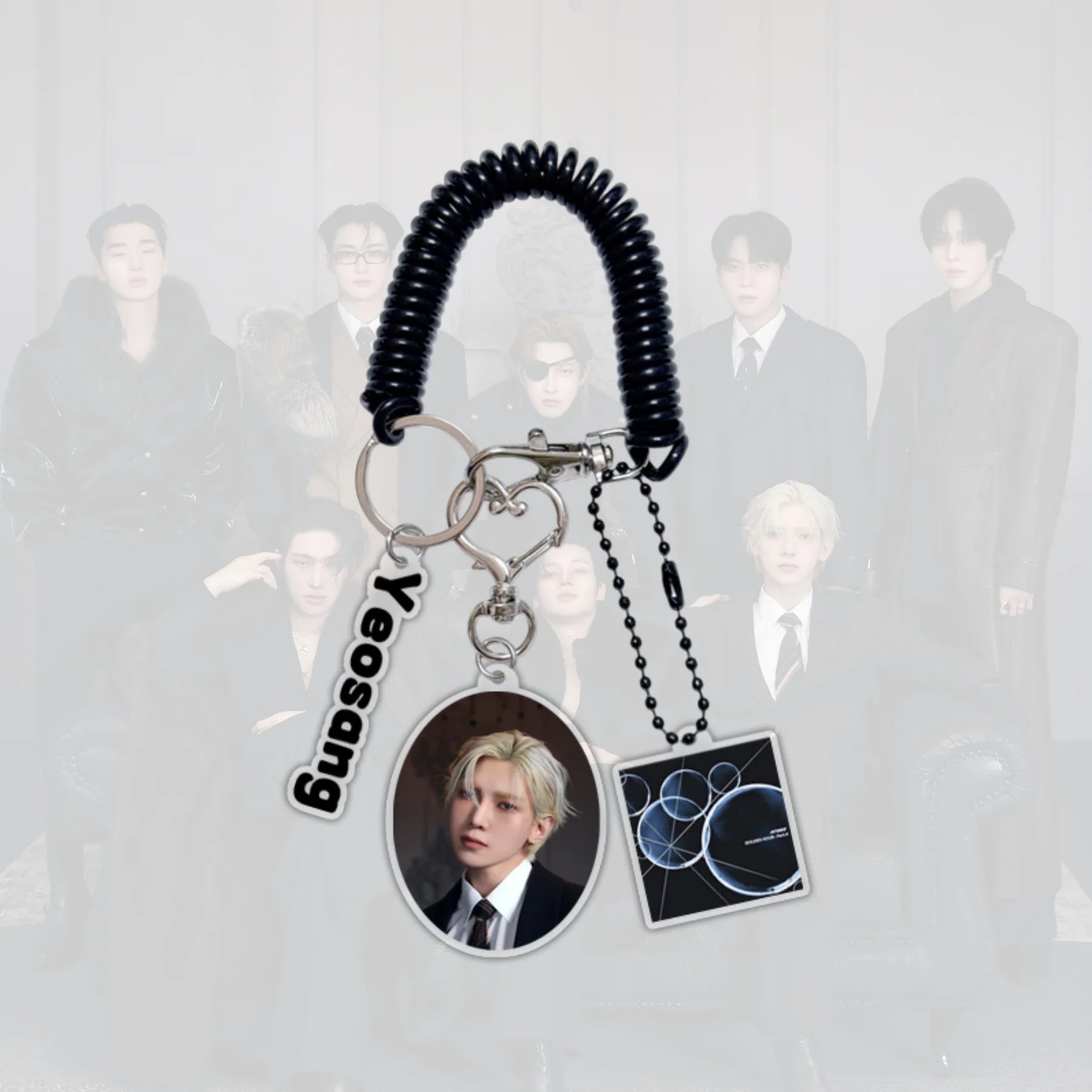 ATEEZ New 2026 Mini 13th Album GOLDEN HOUR Part 4 Keychain Accessories