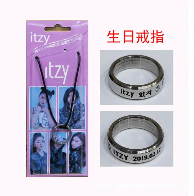 KPOP Random Girl Group Stainless Steel Ring Collection