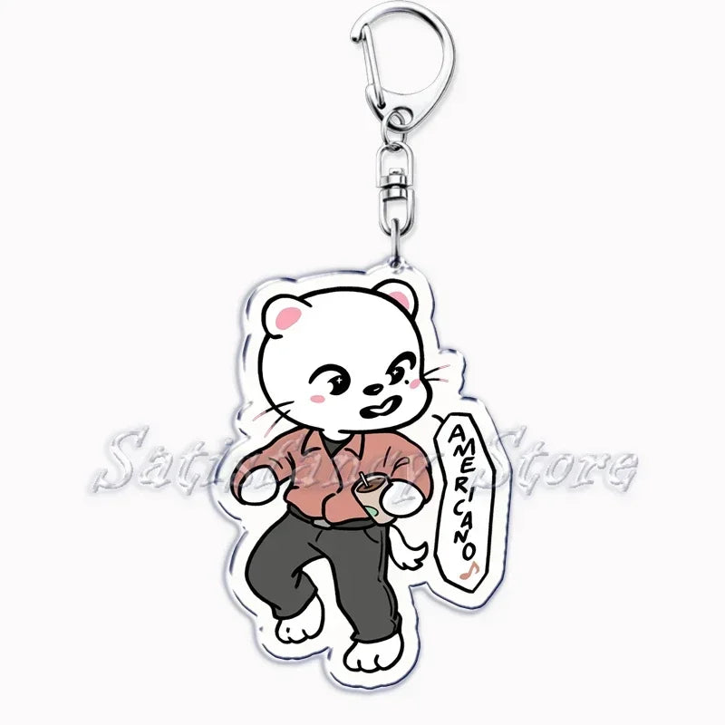 KPOP Skzoo Acrylic Keychain Ring Accessories