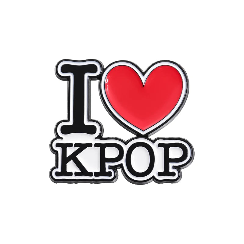 KPOP Group Enamel Pin Brooch