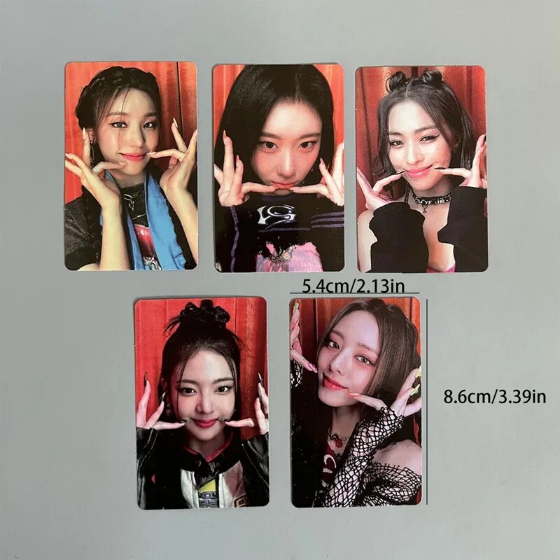 Kpop ITZY CHESHIRE Photocards For Fan Collection