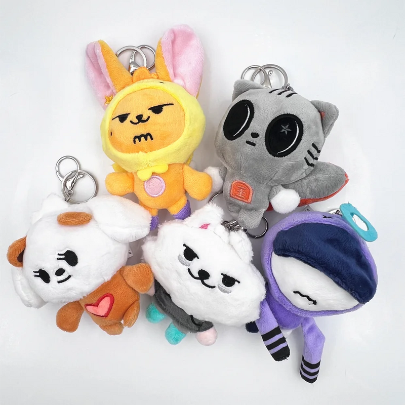 KPOP TXT SOOBIN YEONJUN BEOMGYU TAEHYUN Plush  Keychain  Ring