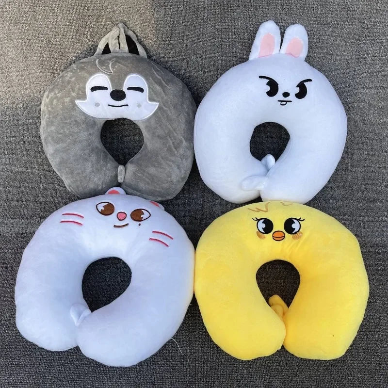 Kpop Skzoo Plush Toy U Shaped Sleep Neck Pillow