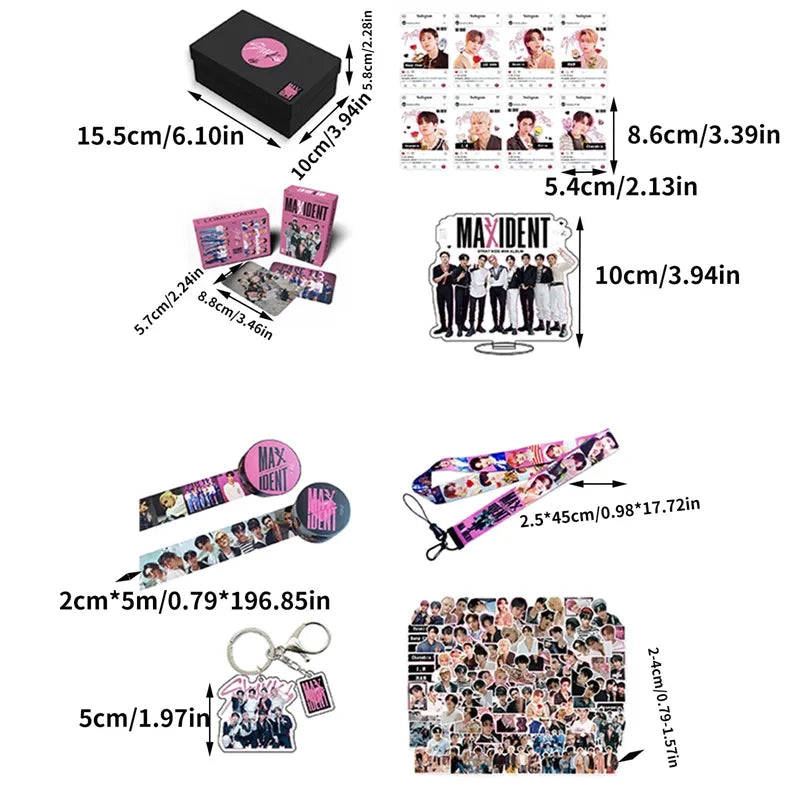 Kpop Stray Kids MAXIDENT Album-Geschenkbox-Set für die Fan-Sammlung