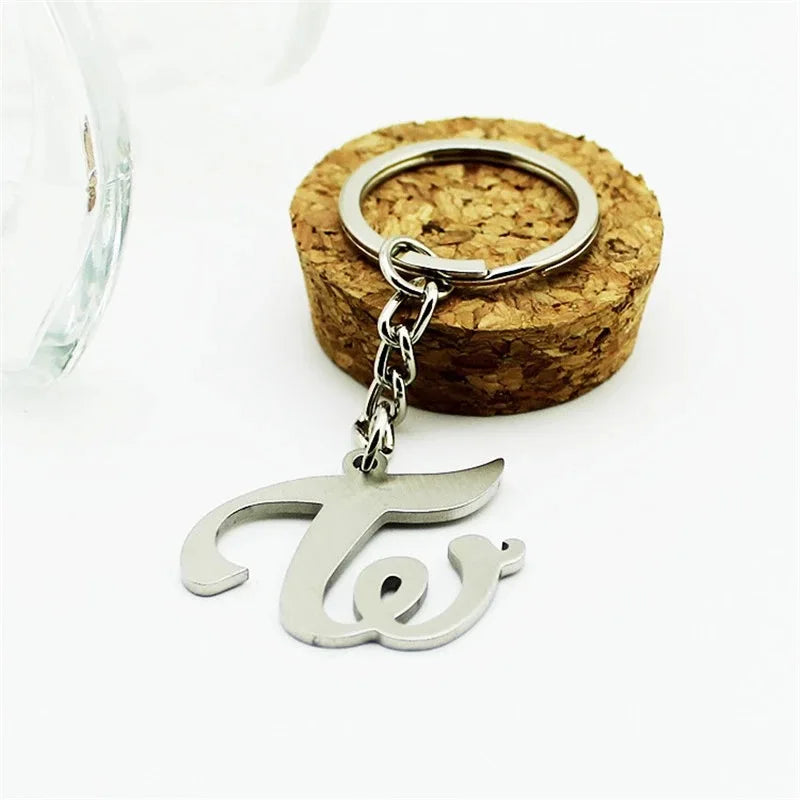 Twice Logo Keychain Ring