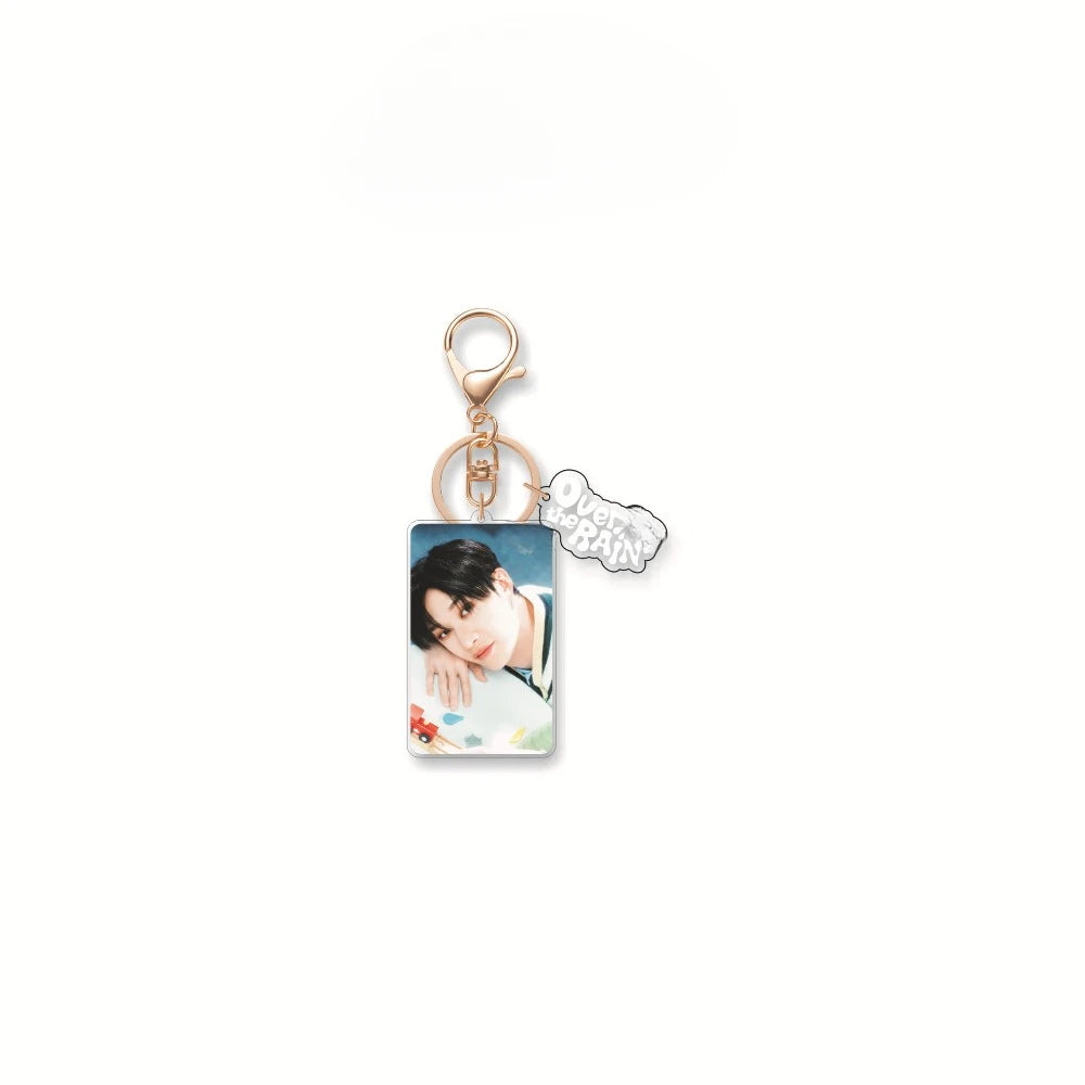 Stay Over The Rain Photo Acrylic Pendant Keychain