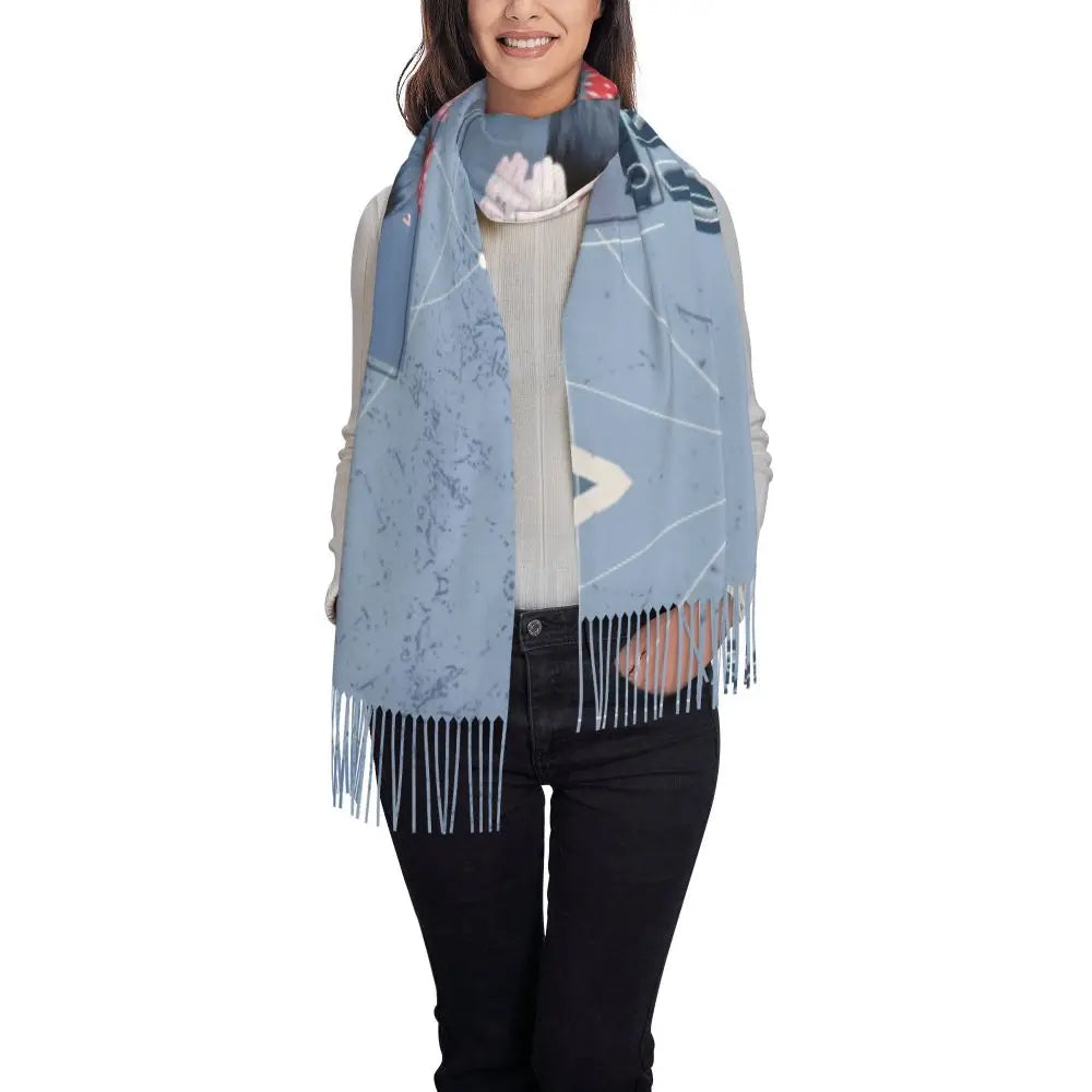 Printed Kpop ATEEZ Logo Scarf