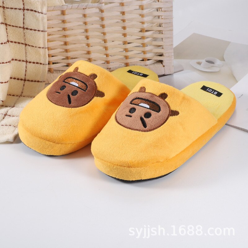 Bangtan21 Characters Indoor Cotton Slippers