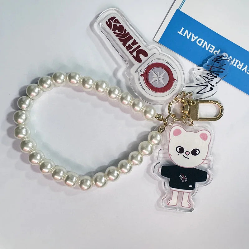 Skzoo Stray Kids Support Light Double-sided Acrylic Keychain